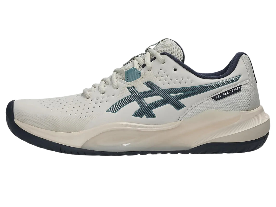 Asics Gel Challenger 15 Mens Tennis Shoes - Oatmeal/Midnight