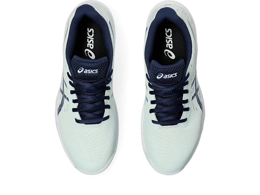 Asics Gel Game 9 Tennis Shoe - Pale Mint/Blue Expanse