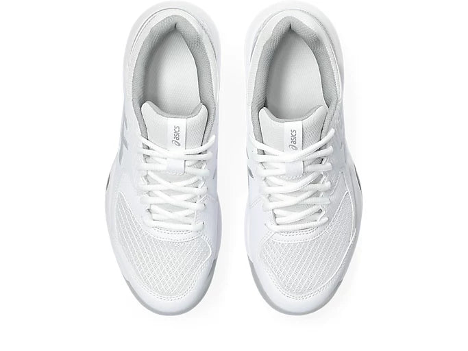 Asics Gel Dedicate 8 Clay Ladies Tennis Shoe - White/Pure Silver