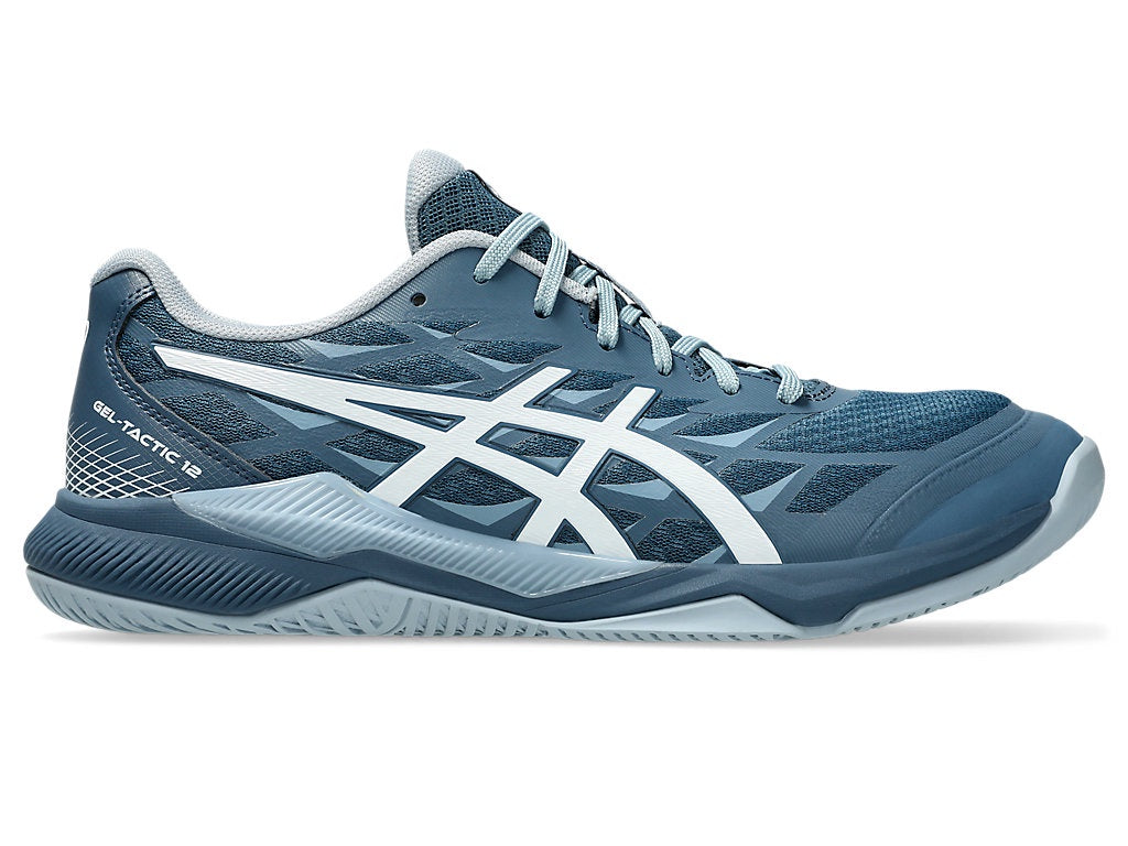 Asics Gel Tactic 12 Mens Indoor Court Shoe - Vintage Indigo/White
