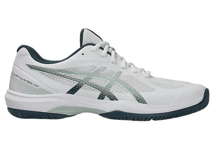 Asics Court Hunter FF Men's Indoor Court Shoe -  White/Lichen Rock