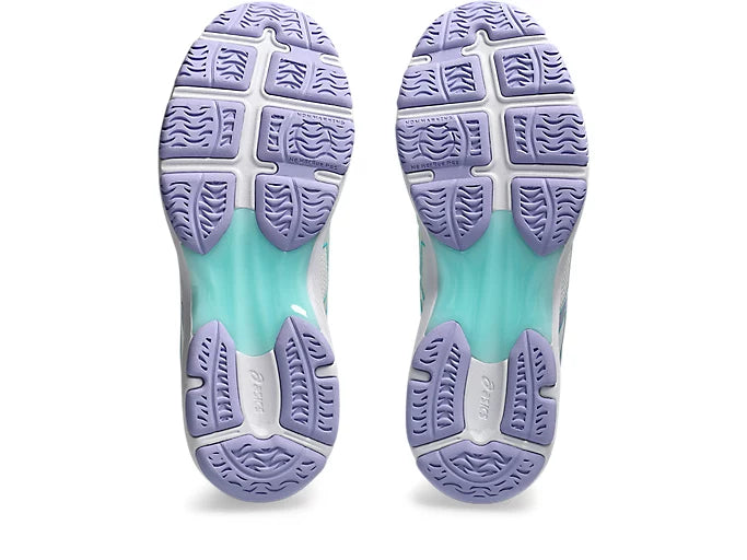 Asics Netburner Academy 10 Ladies Netball Shoes - White/Vapor