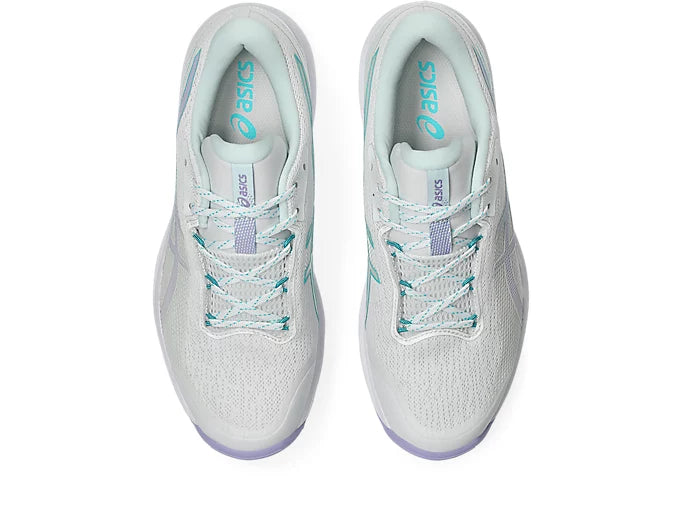 Asics Netburner Academy 10 Ladies Netball Shoes - White/Vapor