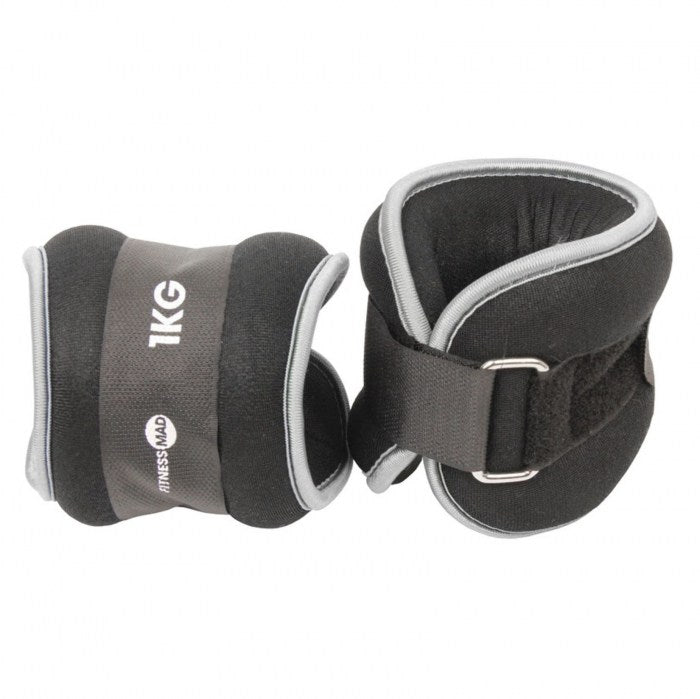 Fitness-Mad Wrist/Ankle Weights 2 x 1Kg