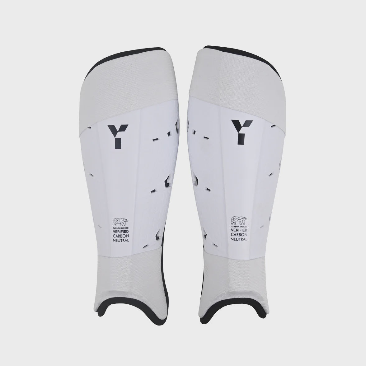 Y1 S2 Hockey Shinguard - White