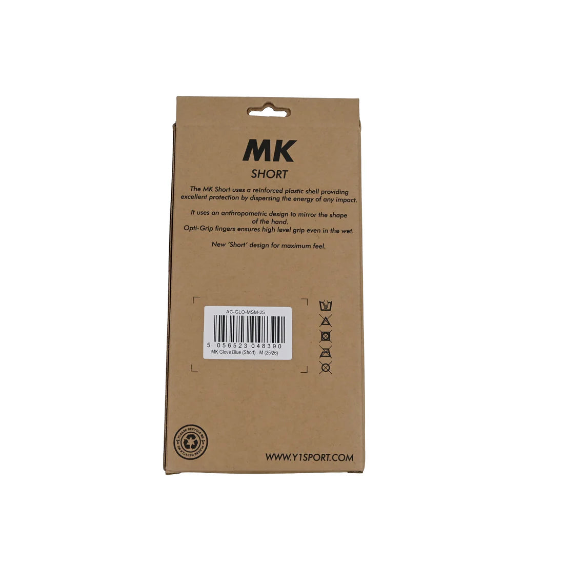 Y1 MK Shell Hockey Glove - LH / Short