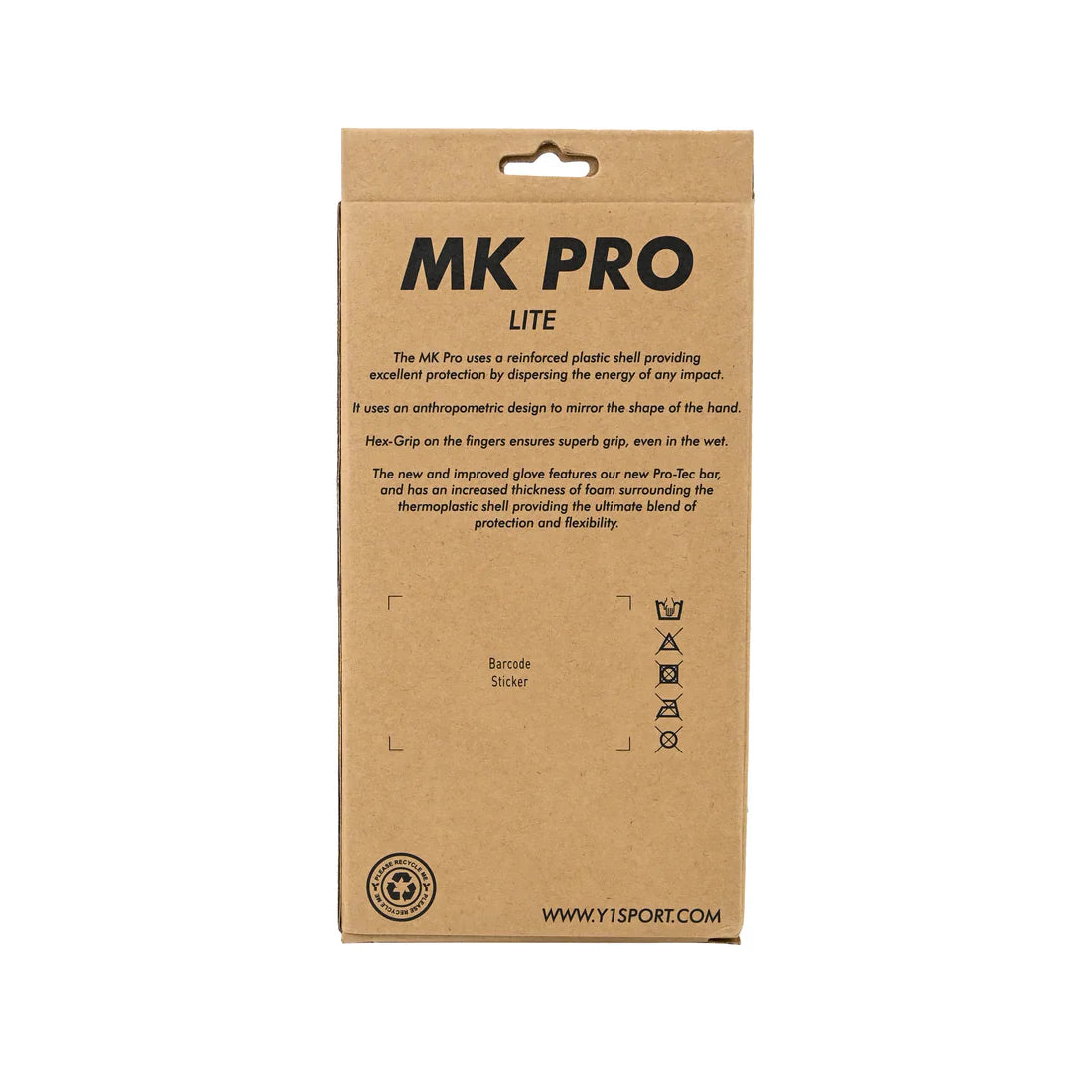 Y1 MK Pro Shell Hockey Glove - LH / Lite
