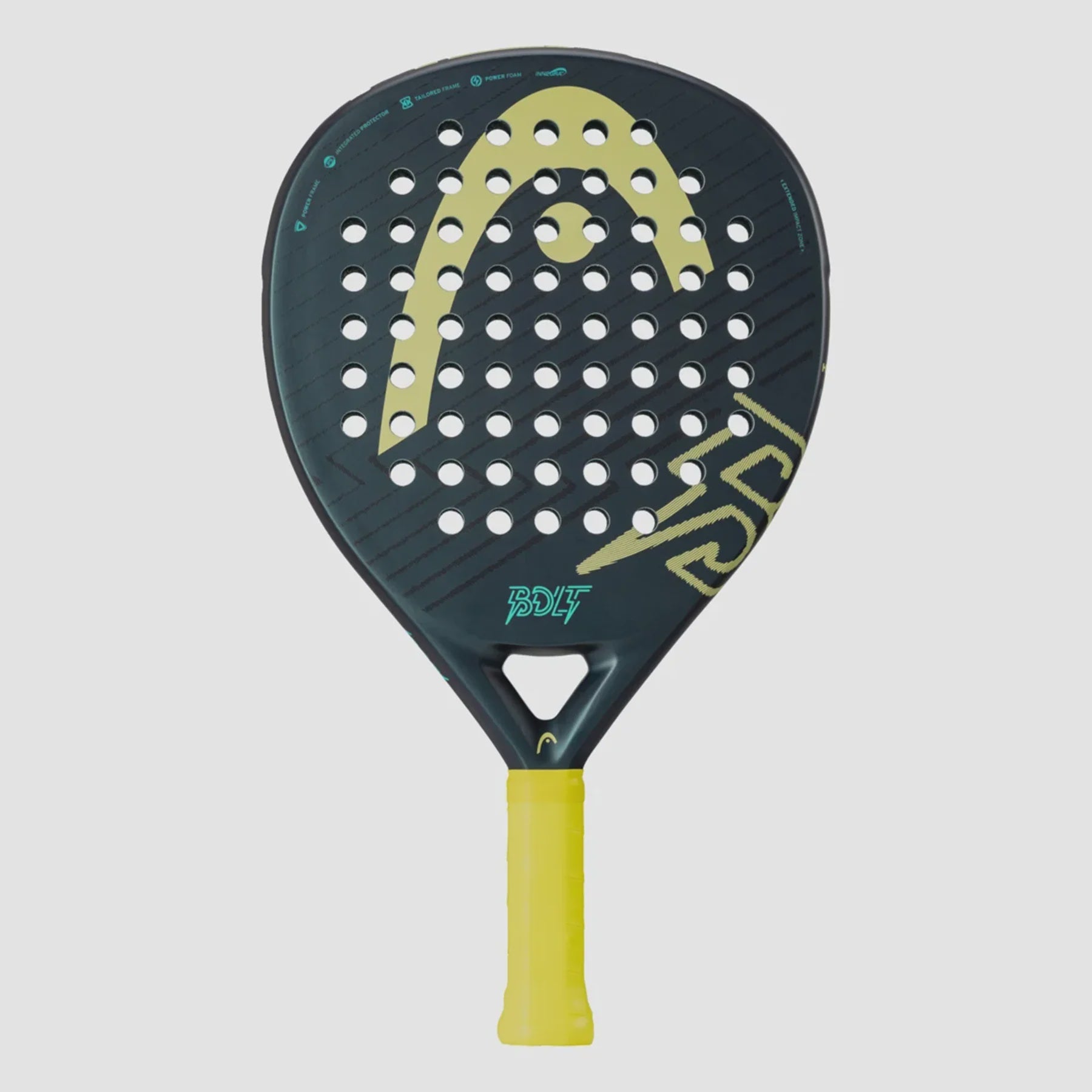 Head Bolt Padel Racket (2025) - Navy/Yellow