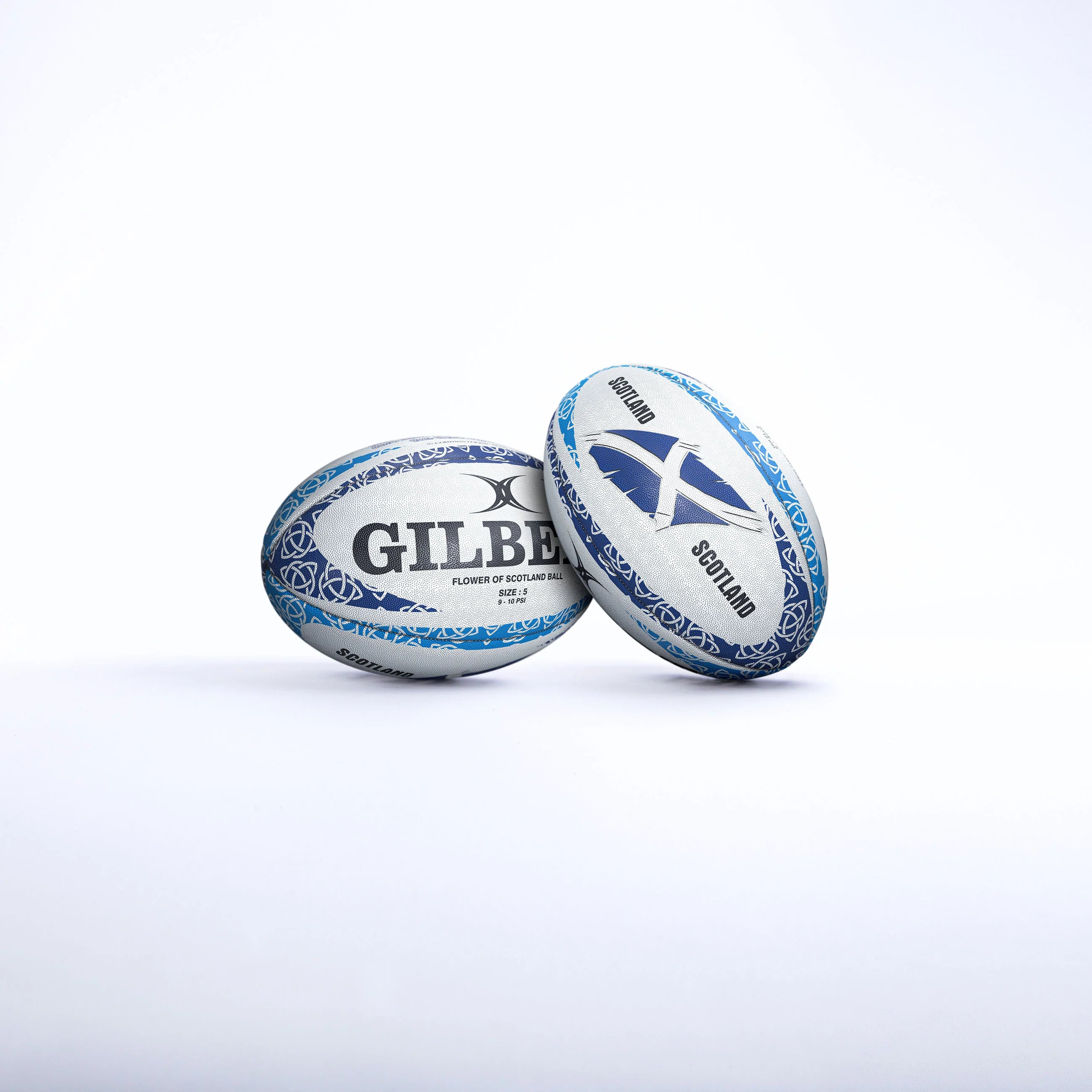 Gilbert Flower Of Scotland Mini Rugby Ball