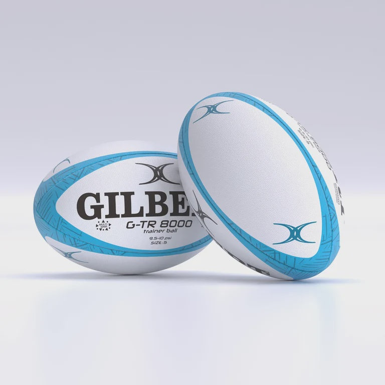 Gilbert G TR 8000 Trainer Rugby Ball - Sky