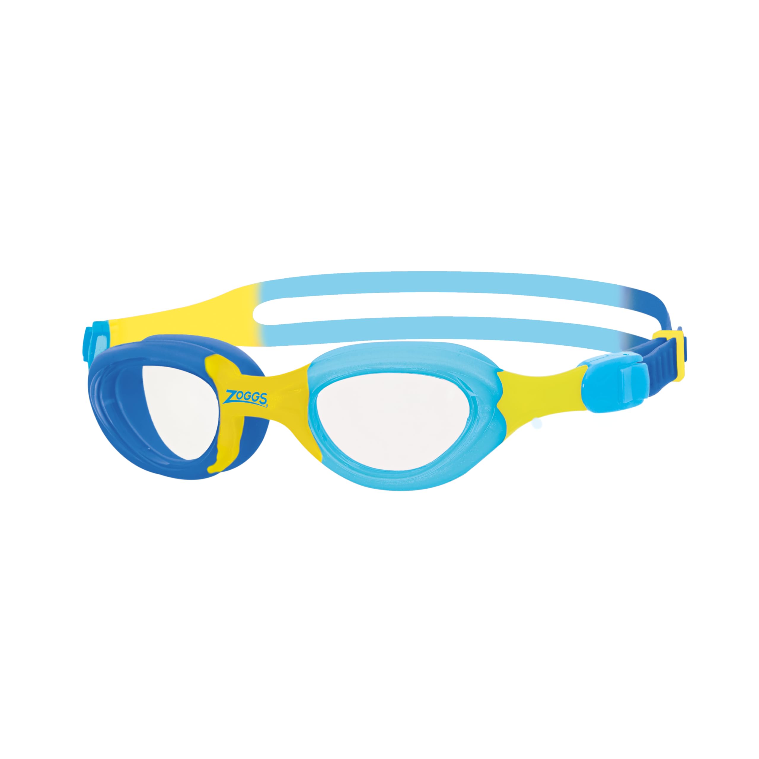 Zoggs Little Super Seal 0-6yrs Swimming Goggles - Blue/Yellow