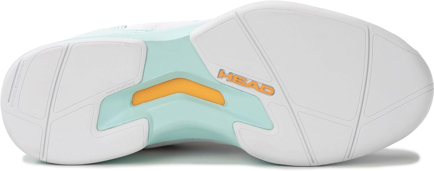Head Sprint Team 3.5 Carpet Ladies Tennis Shoe - White/Aqua
