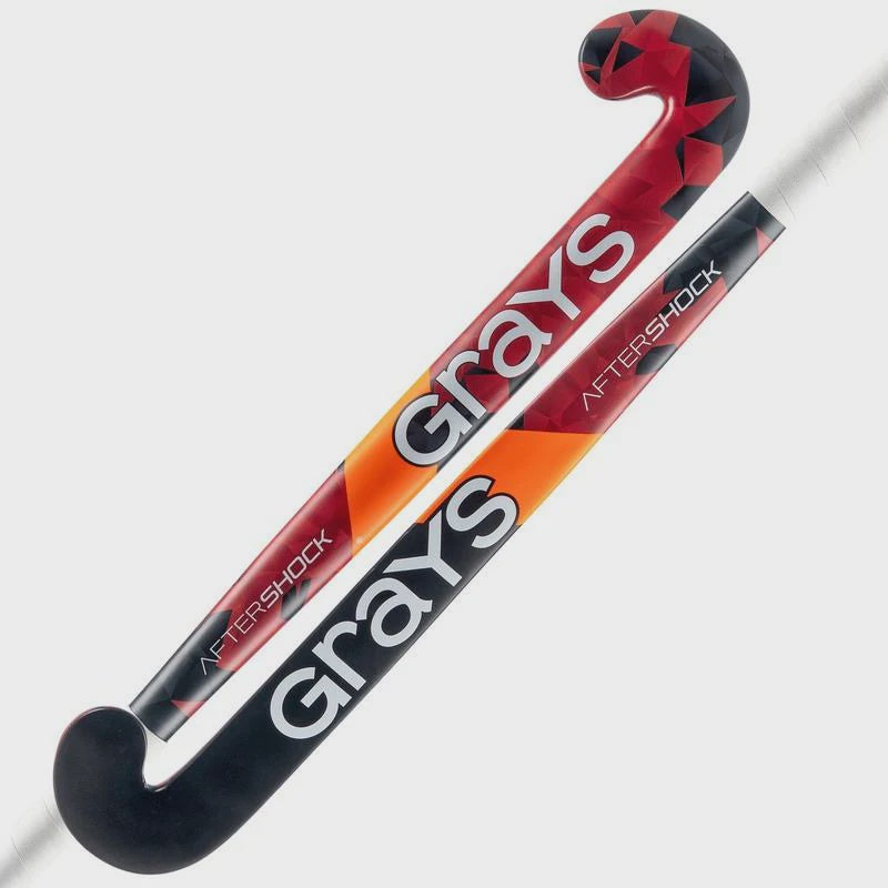Grays Aftershock Ultrabow Junior Hockey Stick - Black/Red
