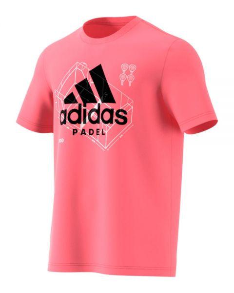 Adidas Padel Category Tee - Pink-Bruntsfield Sports Online
