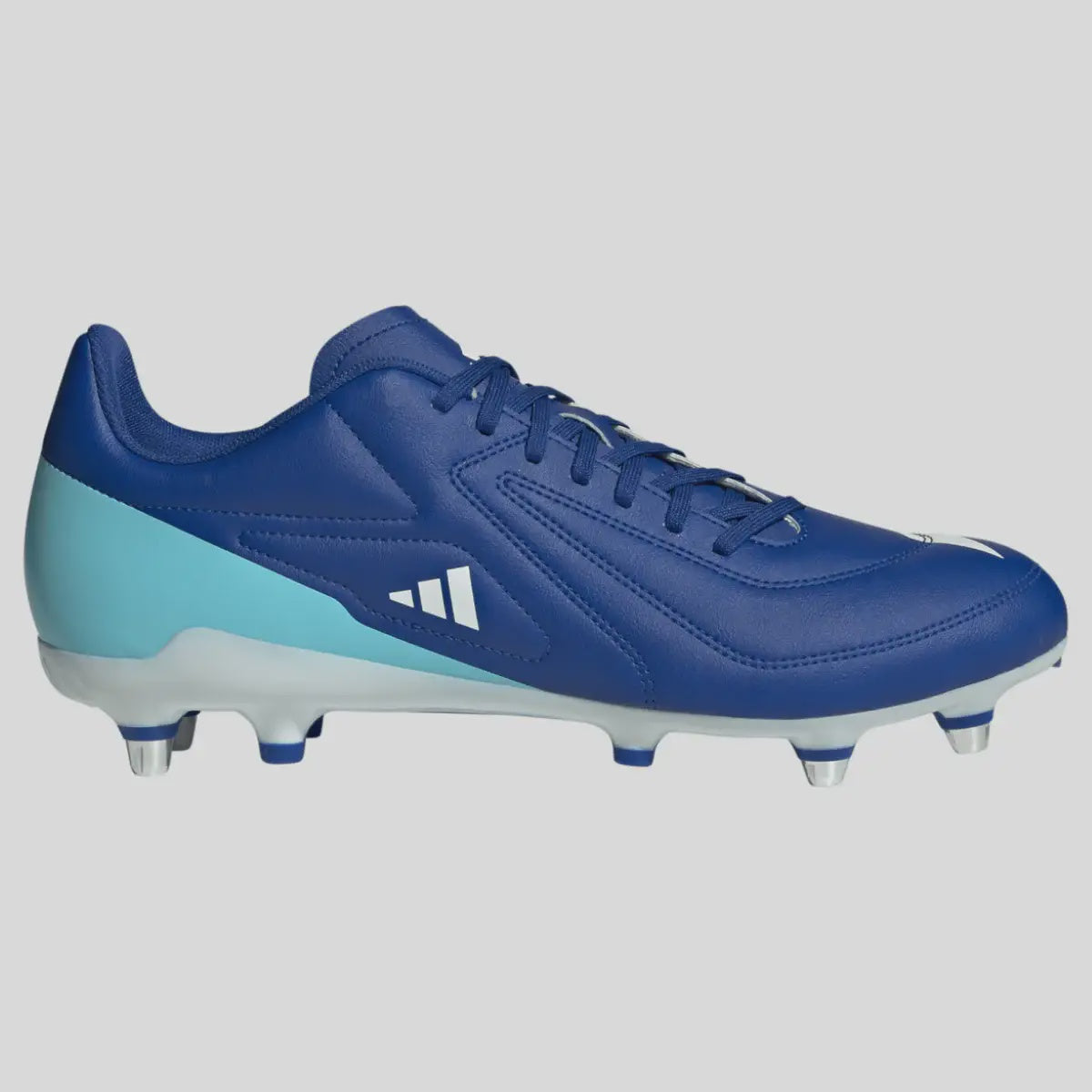 Adidas RS-15 (SG) Black Rugby Boots - Blue