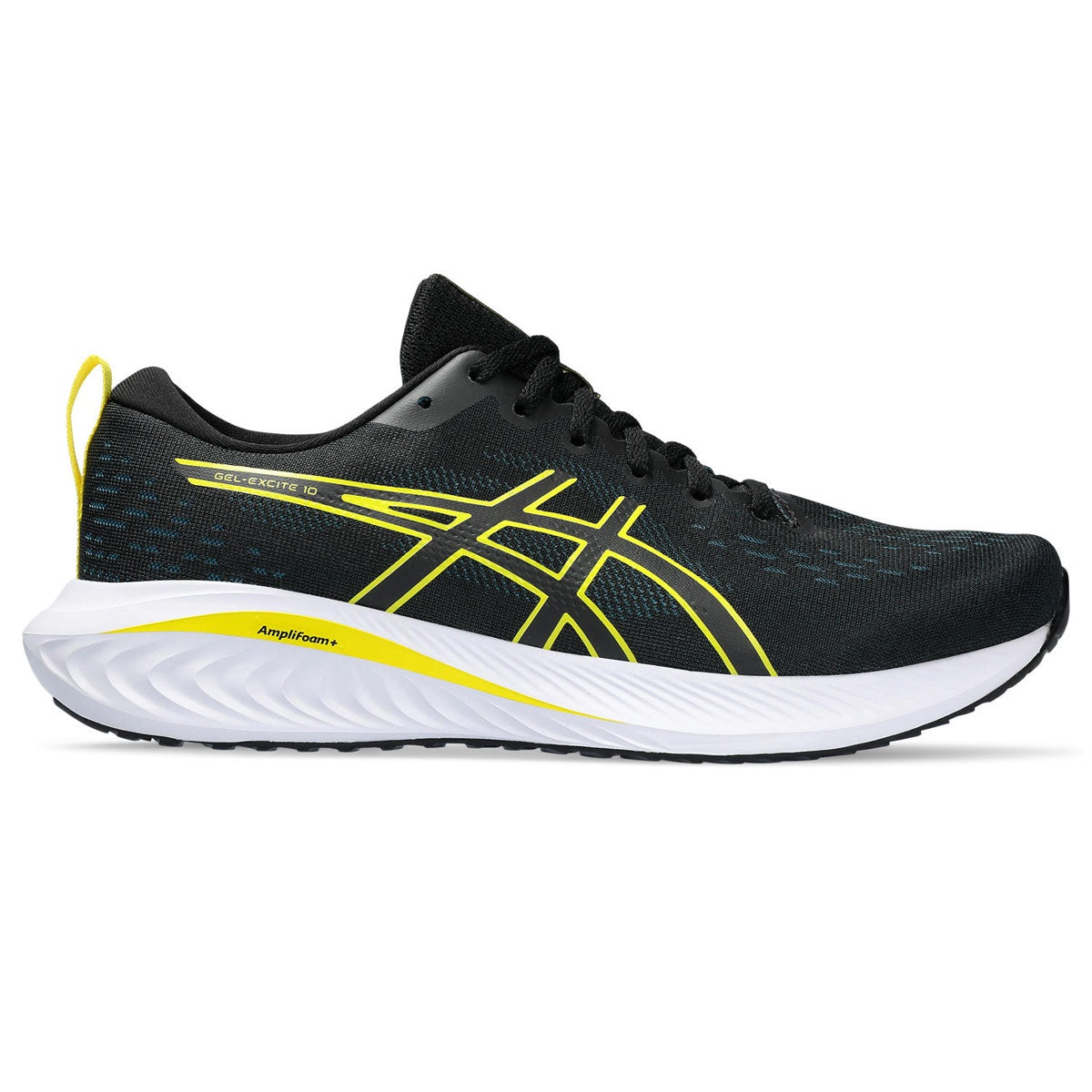 Asics Gel Excite 10 Mens Running Shoe - Black/Bright Yellow