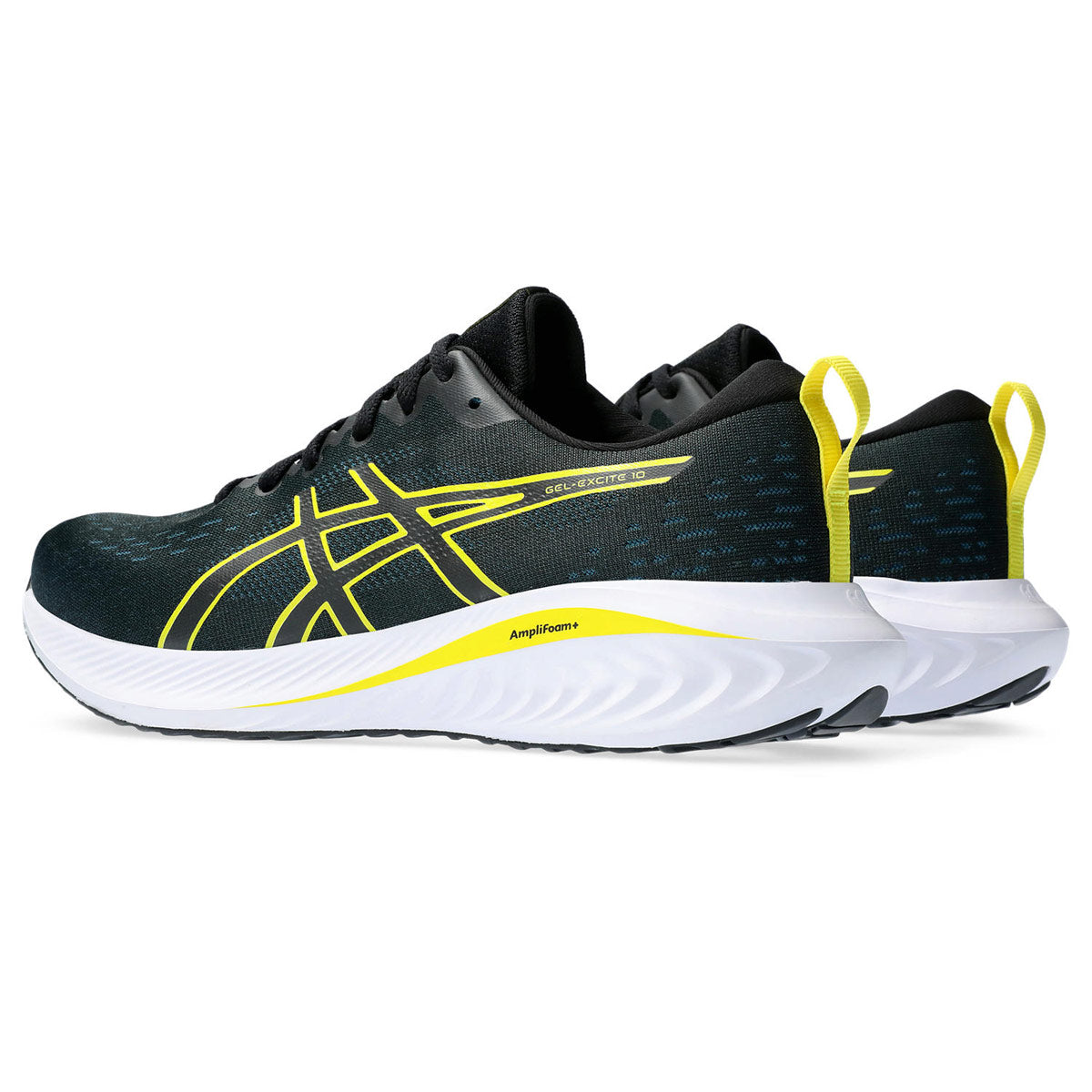 Asics Gel Excite 10 Mens Running Shoe - Black/Bright Yellow