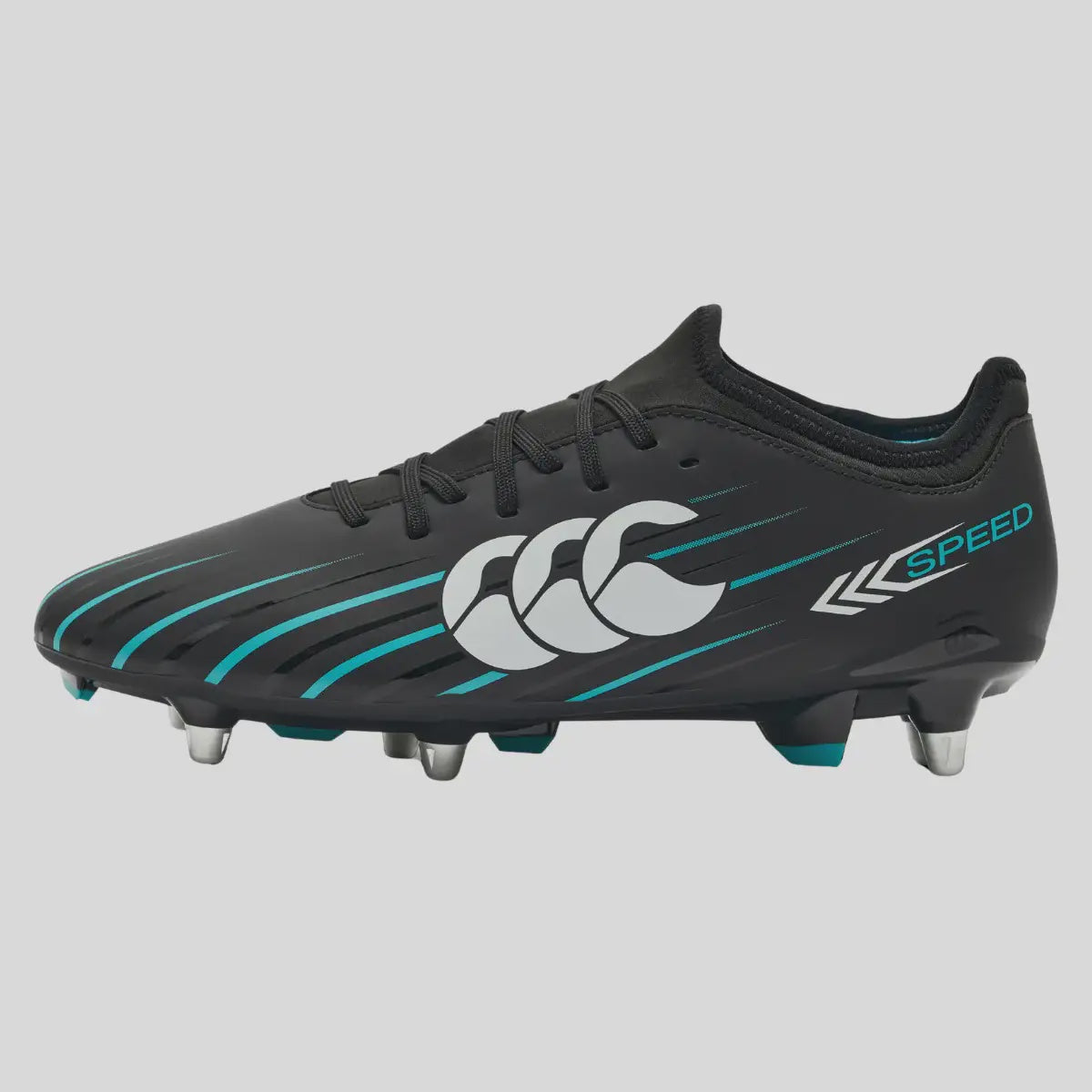 Canterbury Speed Fal.20 Team SG AU Rugby Boots - Black/Teal