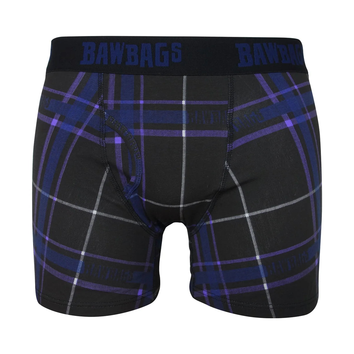 Bawbags Dark Tartan Kids Boxer Shorts