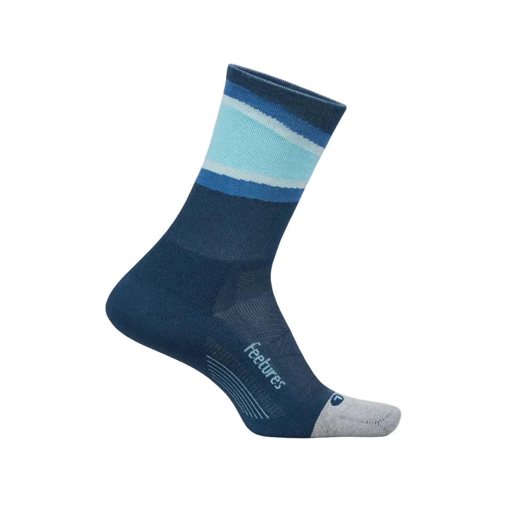 Feetures Elite Light Cushion Mini Crew - Blue Bounce