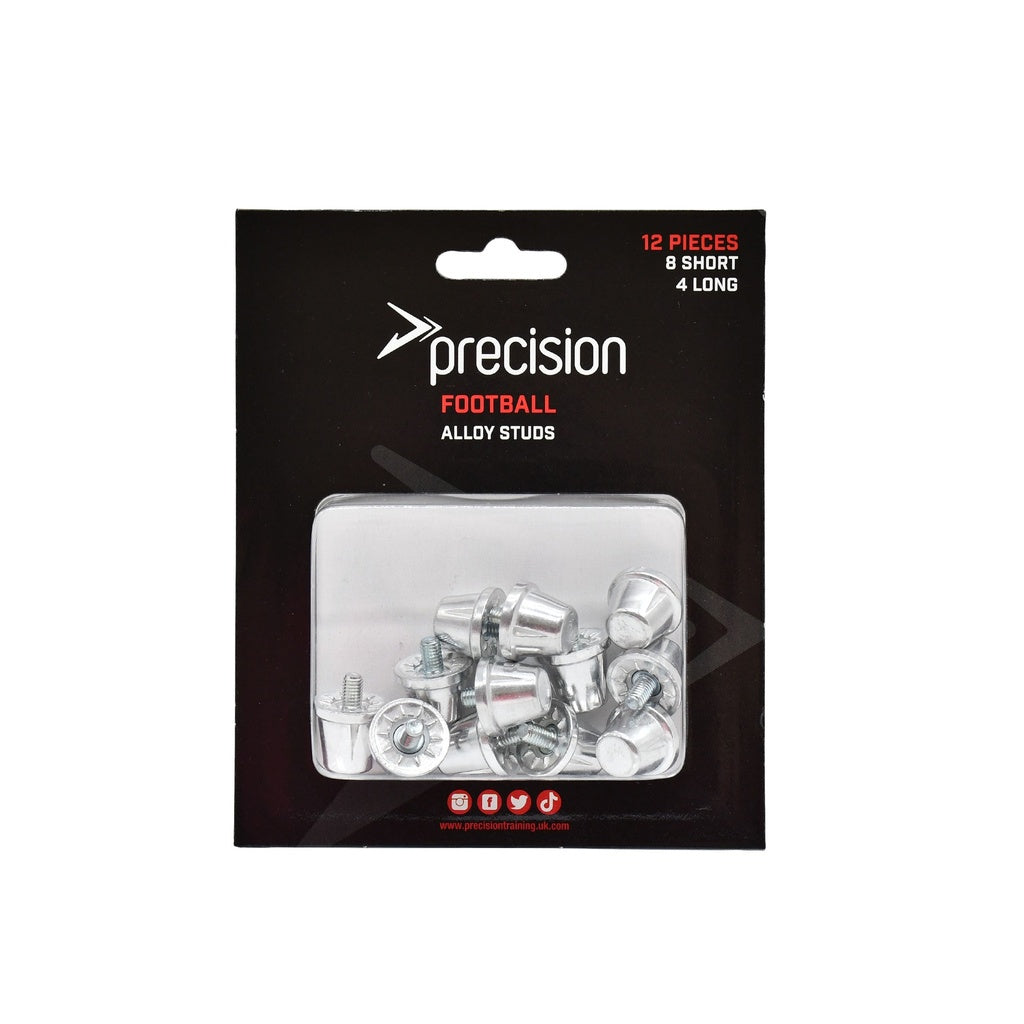Precision Football Alloy Studs (8 Short/4 Long)