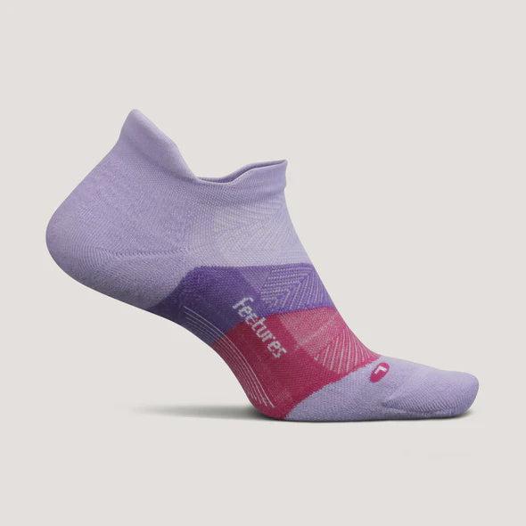 Feetures Elite Max Cushion No Show Tab - Lace Up Lavender-Bruntsfield Sports Online
