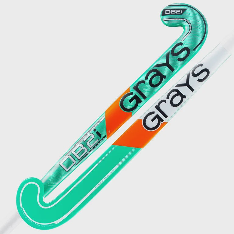 Grays DB2i MC Indoor Hockey Stick - 36.5" - Metallic White/Mint