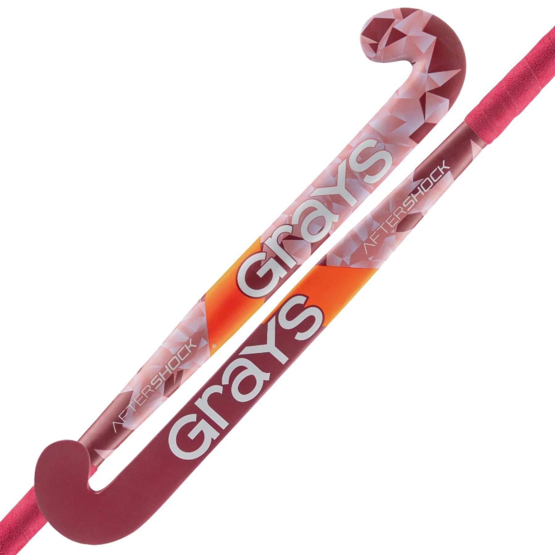Grays Aftershock Ultrabow Junior Hockey Stick - Pink / Red