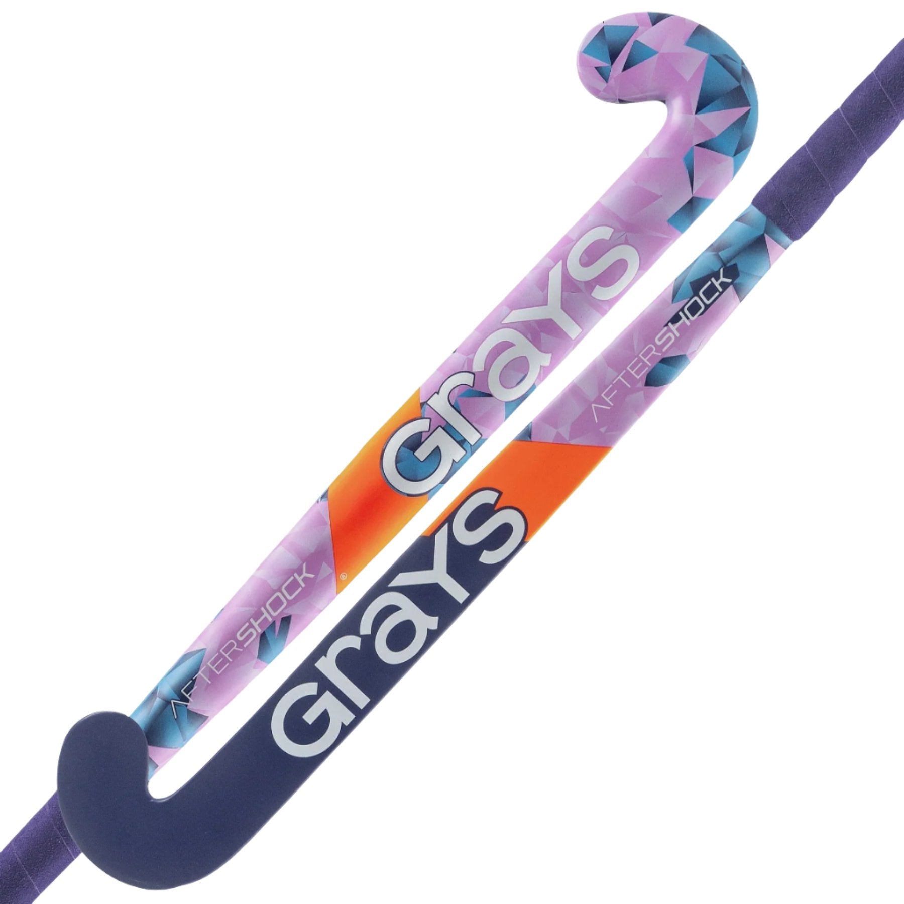 Grays Aftershock Ultrabow Junior Hockey Stick - Purple / Blue