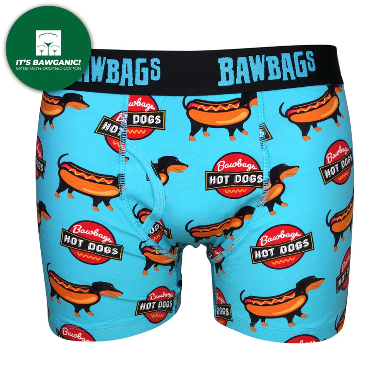 Bawbags Kids Hot Dogs Boxer Shorts