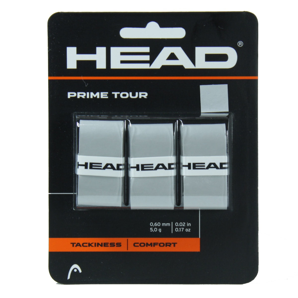 Head Prime Tour Overgrips 3Pk - Grey