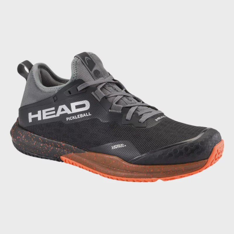 Head Motion Pro Mens Pickleball Shoes - Black/Orange