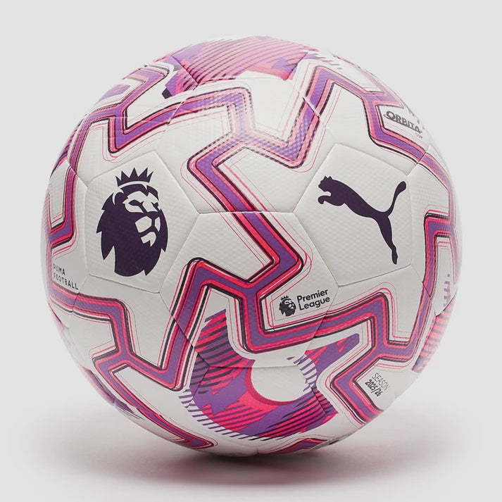 Puma Orbita Play PL Brilliance Football 25/26 (Puma White/Multi Colour, Size 5)