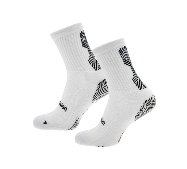 Precision Origin.0 Grip Socks - White