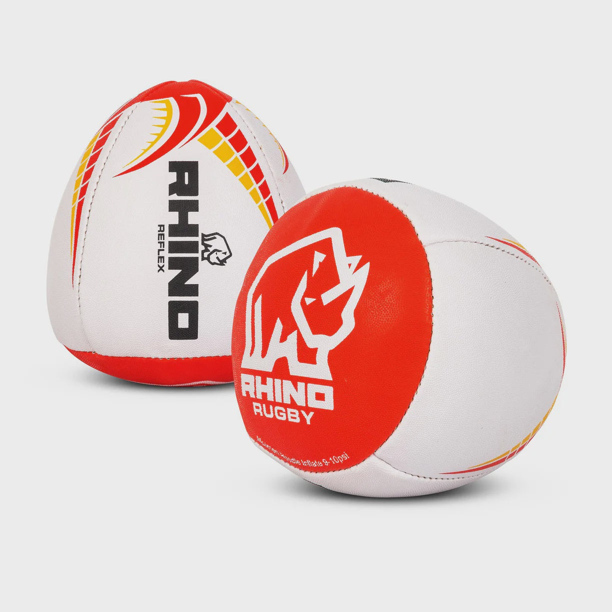 Rhino Reflex Training Ball - White/Red (Size 5)