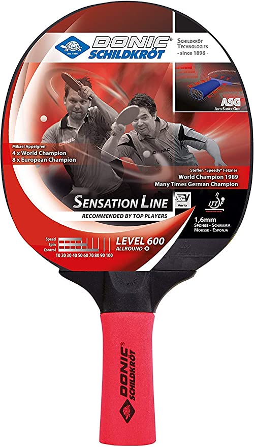 Sensation 600 Table Tennis Bat-Bruntsfield Sports Online