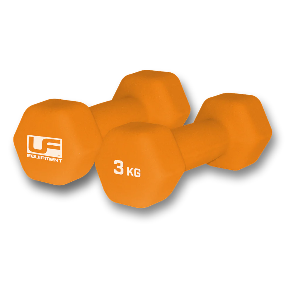 Urban Fitness Hex 3kg Dumbbells