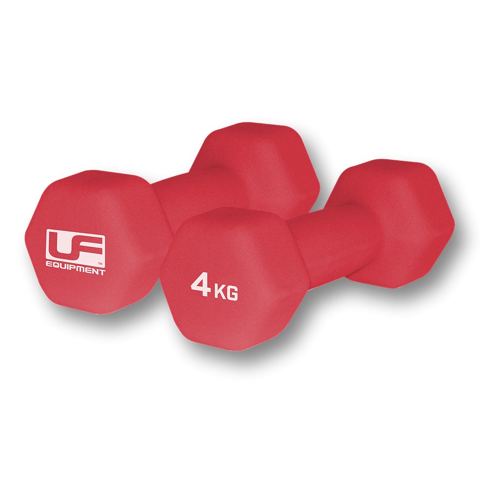 Urban Fitness Hex 4kg Dumbbells
