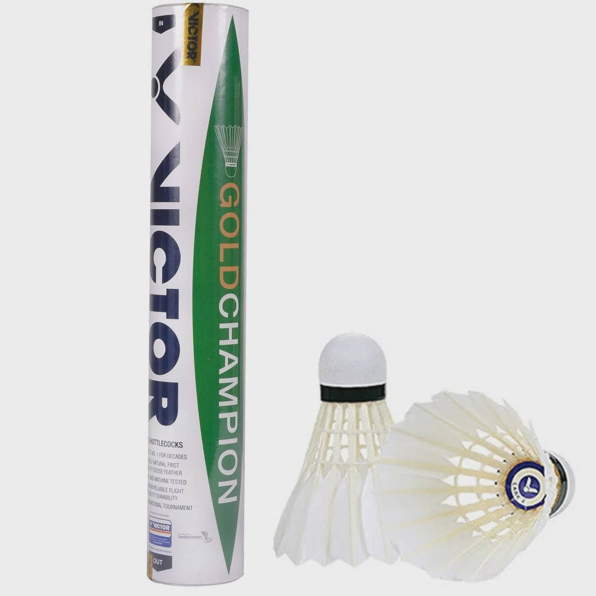Victor Gold Champion Feather Shuttlecocks