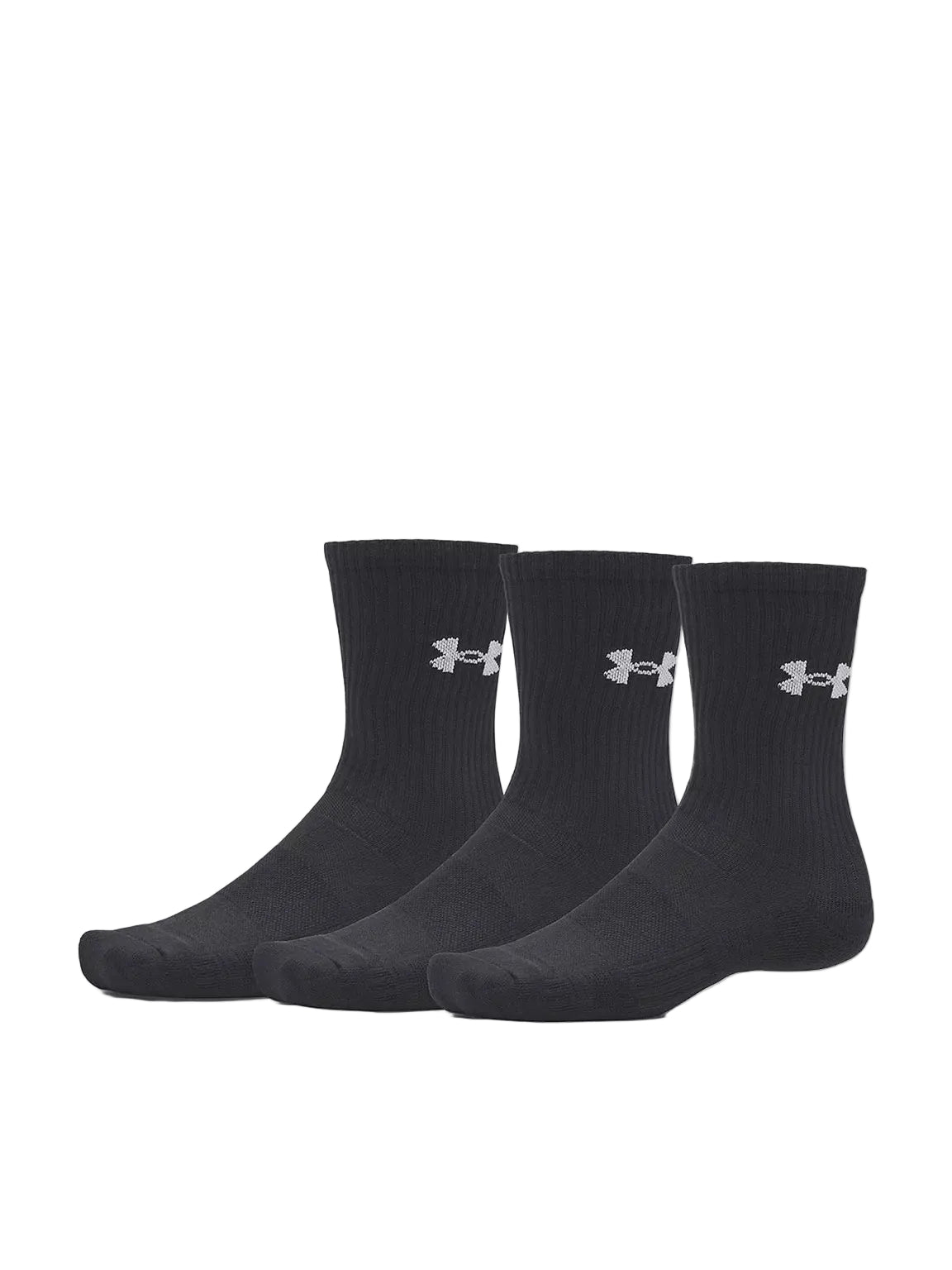 Under Armour Performance Cotton Sock Crew - Black