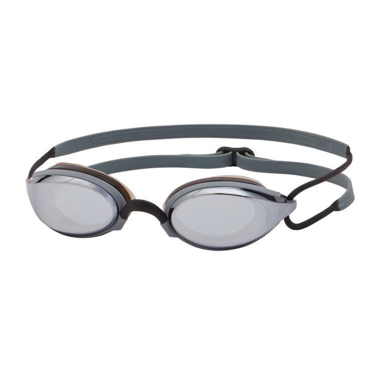 Zoggs Fusion Air Titanium Goggles - Black/Grey-Bruntsfield Sports Online
