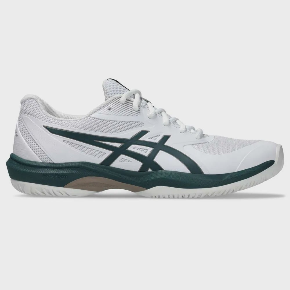 Asics Game FF Men's Tennis Shoes - White/Saxon Green