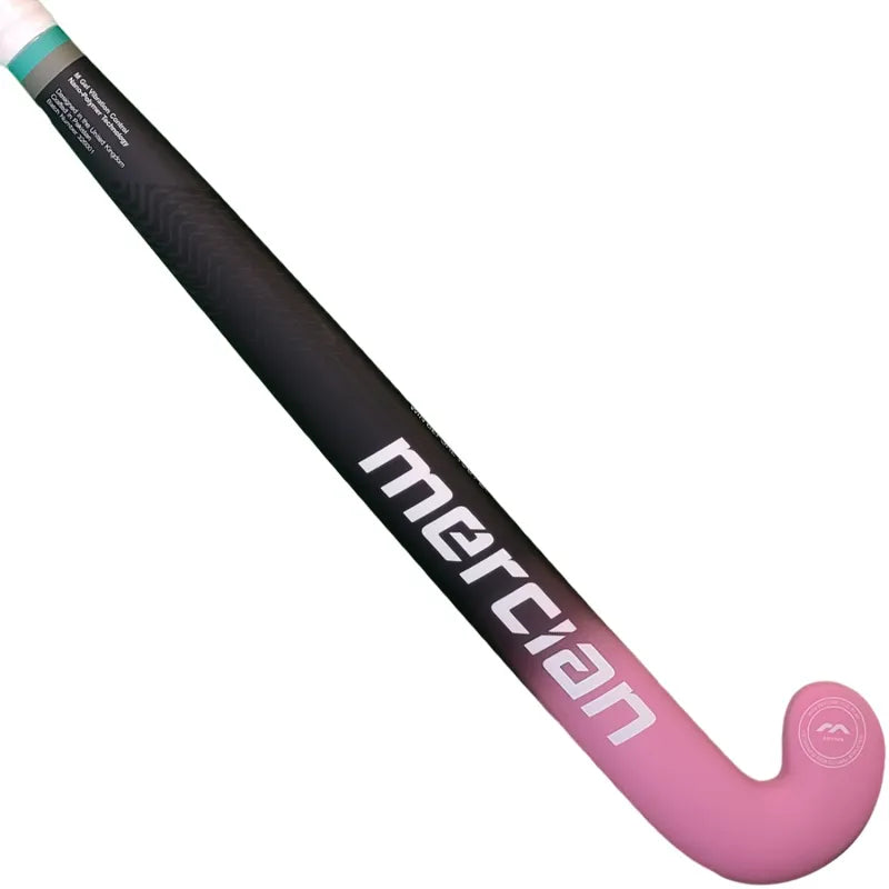Mercian Genesis CF15 Junior Hockey Stick (2023) - Black/Pink