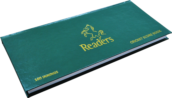 Readers Cricket Scorebook - 100 Innings