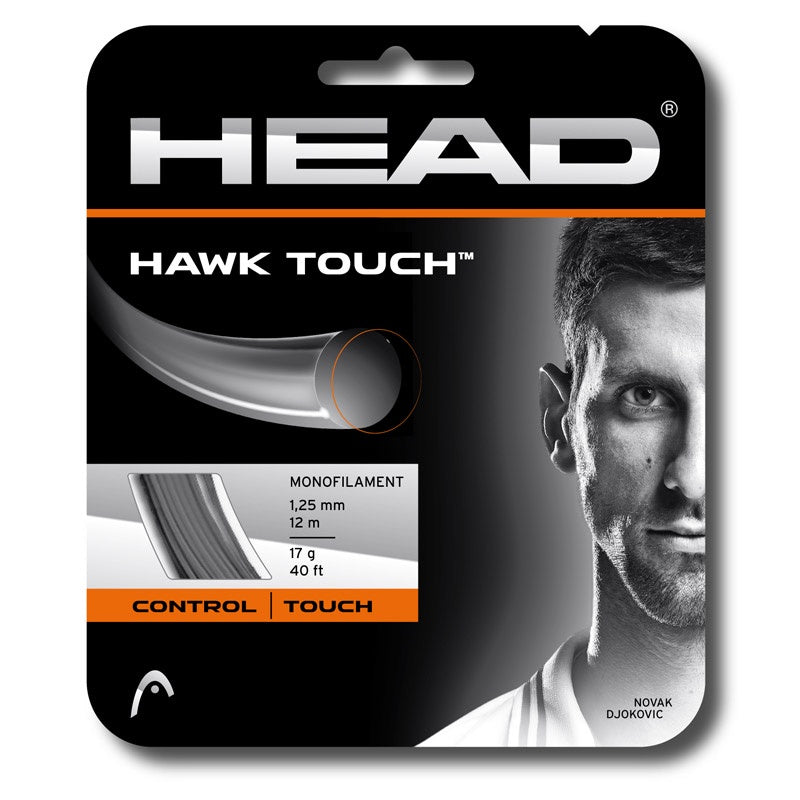 Head Hawk Touch Tennis String - Grey