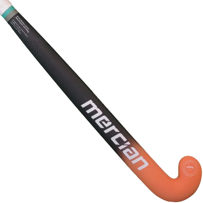 Mercian Genesis CF15 Junior Hockey Stick (2023) - Black/Orange