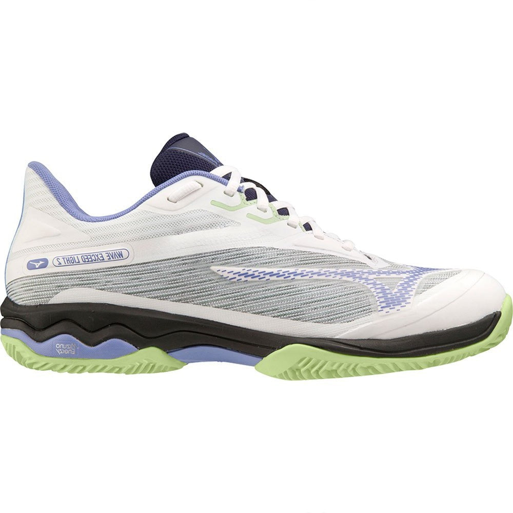 Mizuno Wave Exceed Light 2 Men's Padel Shoes - White/Lolite/Green