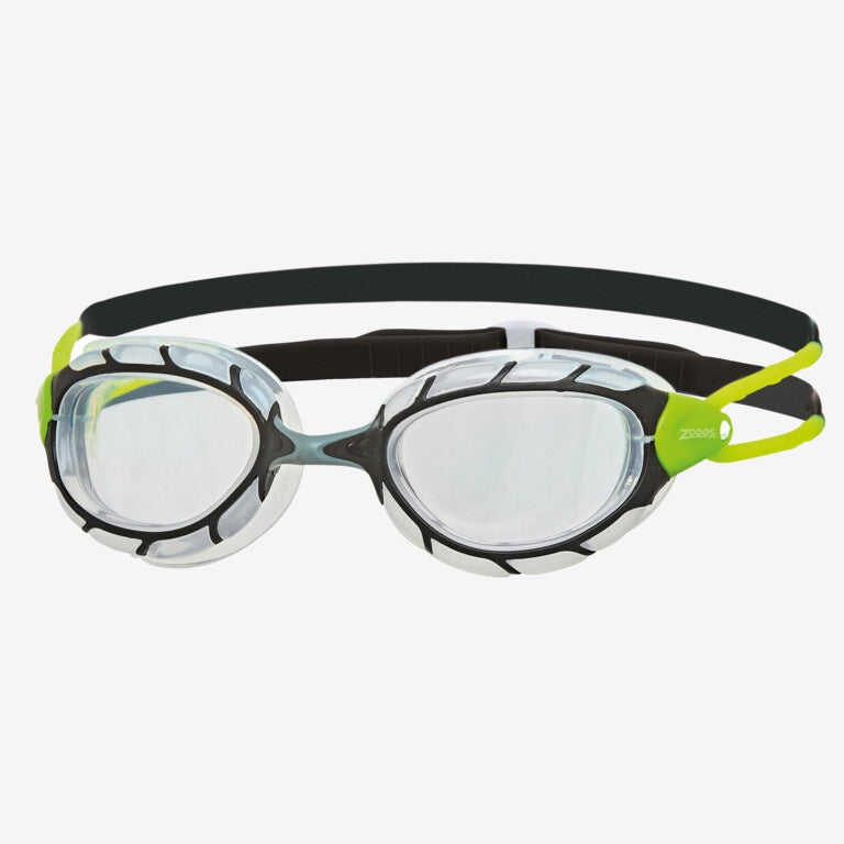 Zoggs Predator Regular Fit Goggles - Black / Green