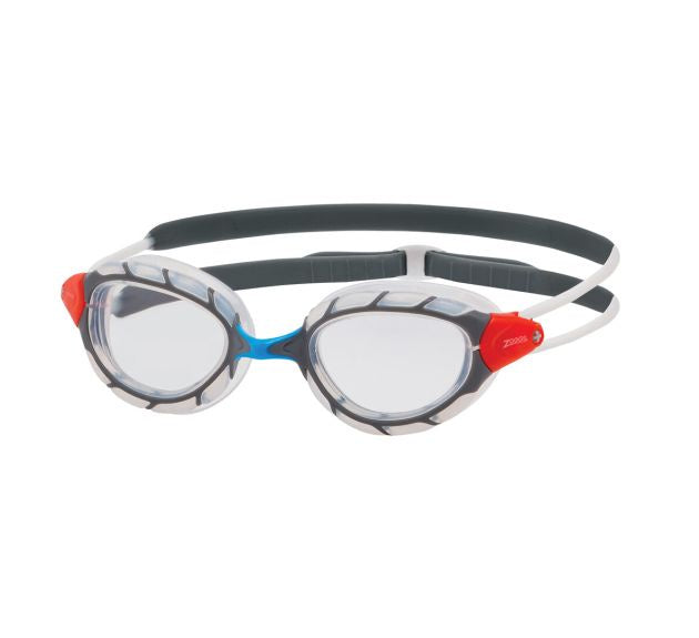 Zoggs Predator Swimming Goggles - Clear/Grey