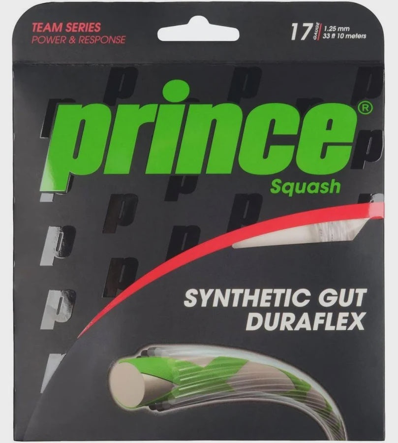 Prince Synthetic Gut Duraflex Tennis String (White)